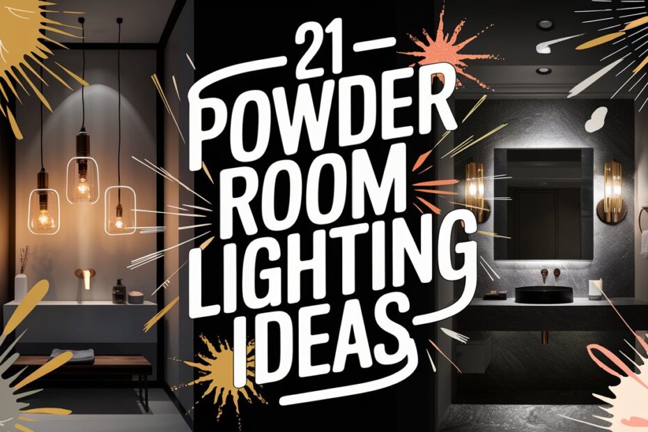 Powder Room Lighting Ideas