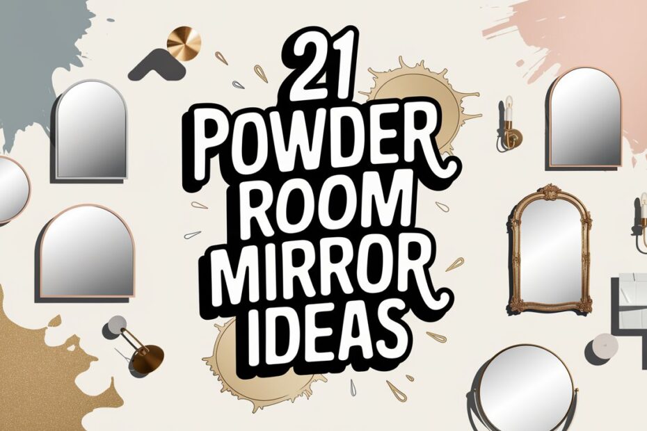 Powder Room Mirror Ideas