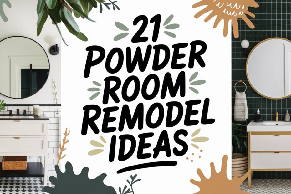 Powder Room Remodel Ideas