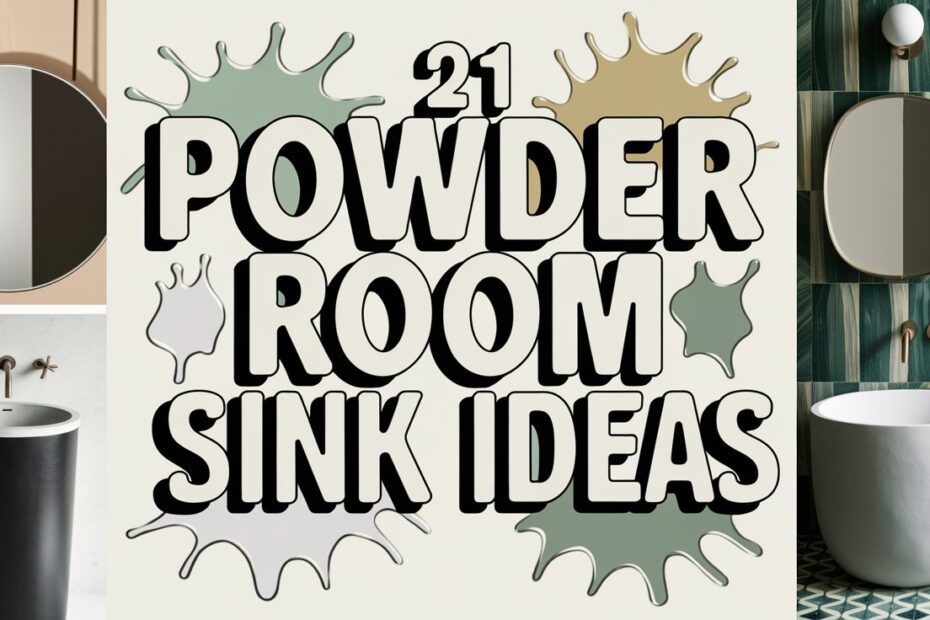 Powder Room Sink Ideas