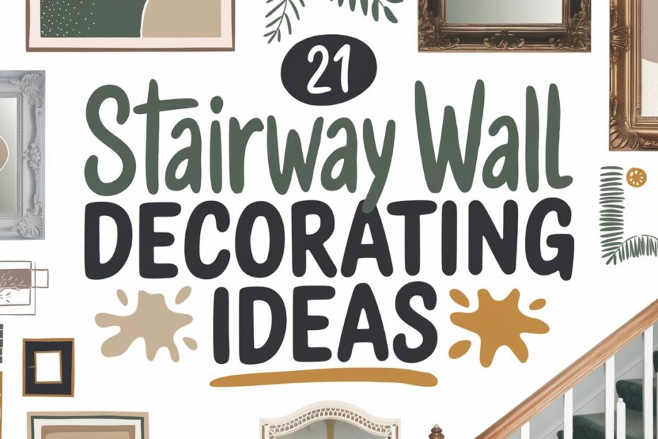 Stairway Wall Decorating Ideas