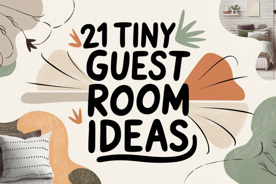 Tiny Guest Room Ideas