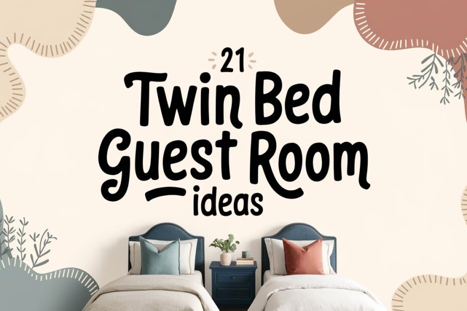 Twin Bed Guest Room Ideas