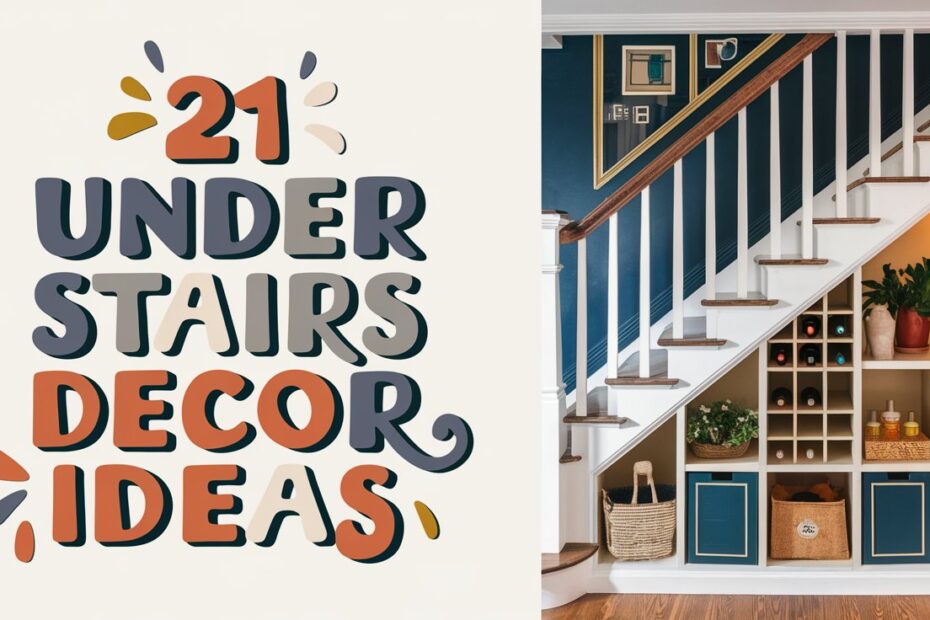 Under Stairs Decor Ideas
