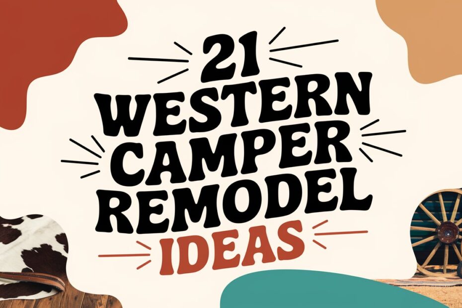 Western Camper Remodel Ideas