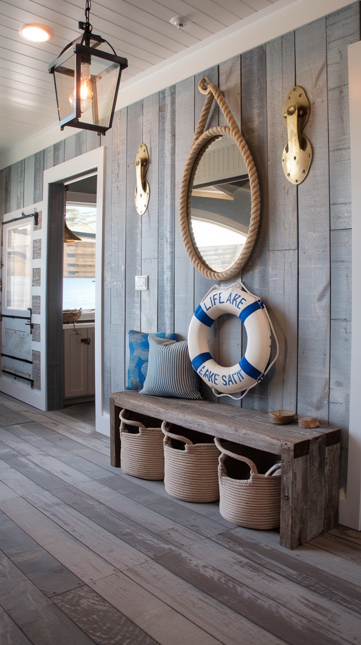 Add a Dock-Inspired Entryway With Nautical Touches