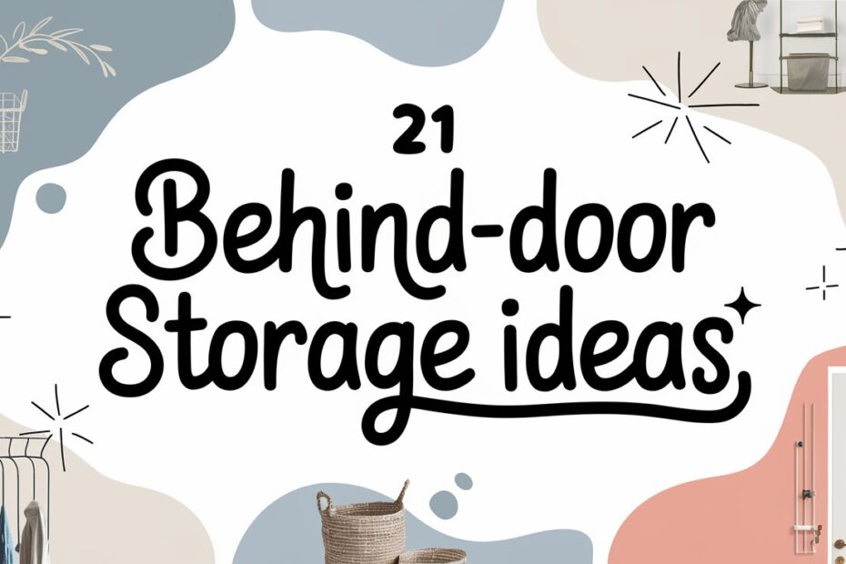 Behind-Door Storage Ideas