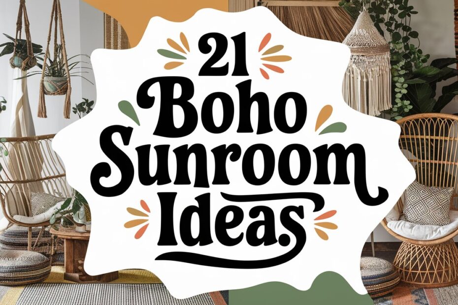 Boho Sunroom Ideas