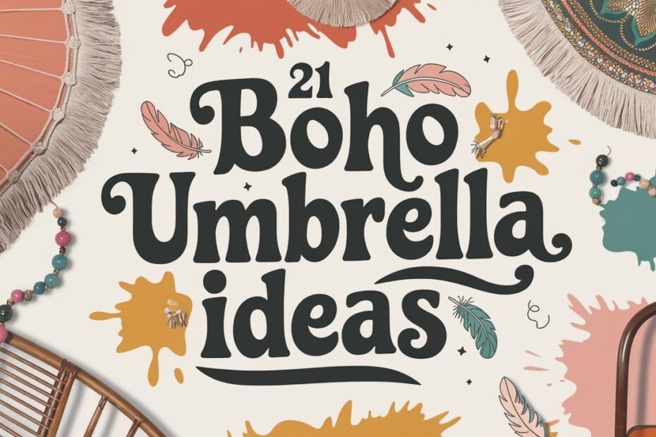Boho Umbrella Ideas