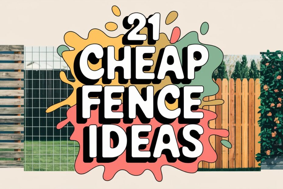 Cheap Fence Ideas