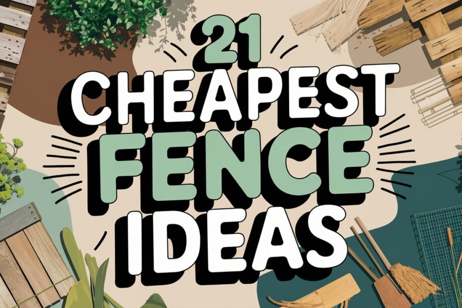 Cheapest Fence Ideas