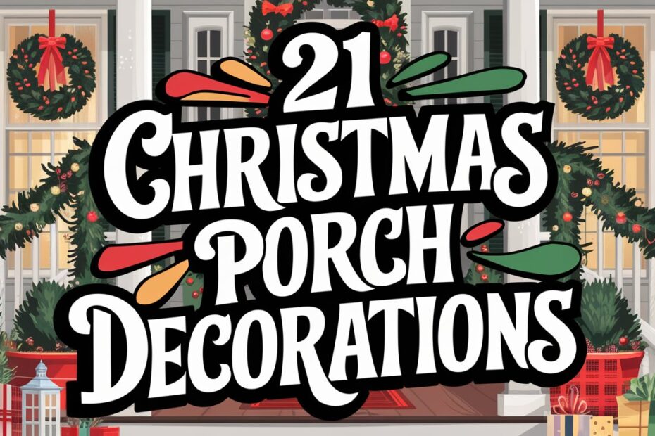 Christmas Porch Decorations
