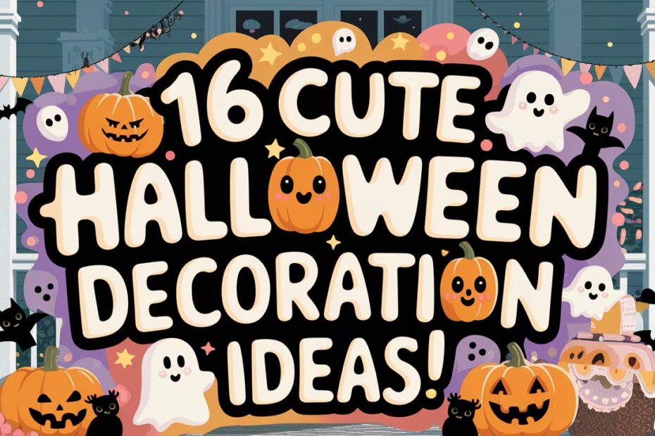 Cute Halloween Decorations