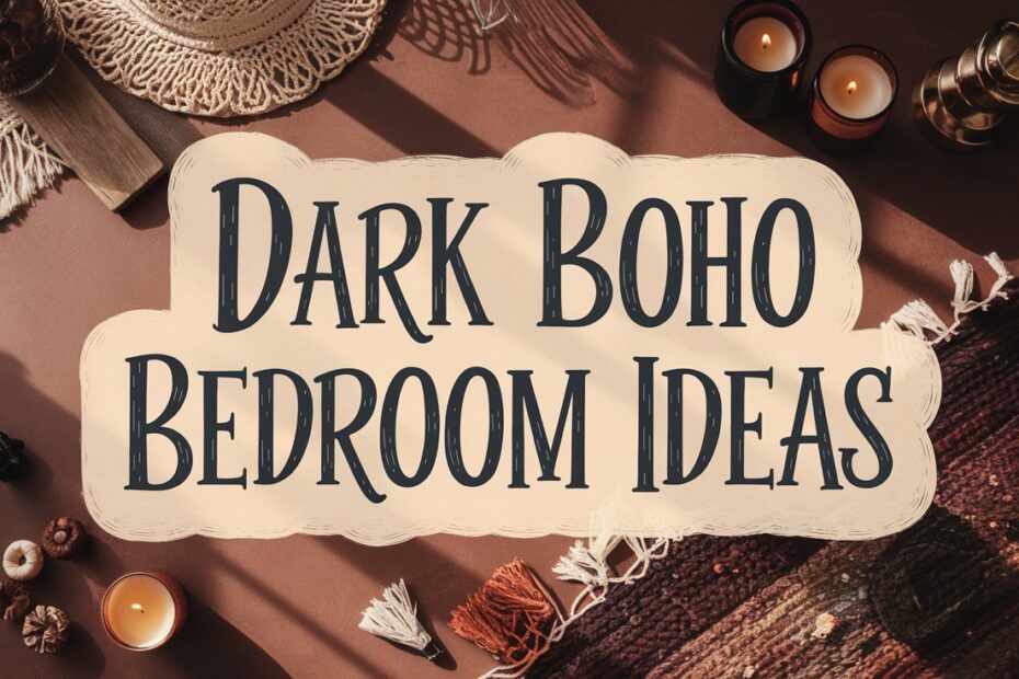 Dark Boho Bedroom Ideas