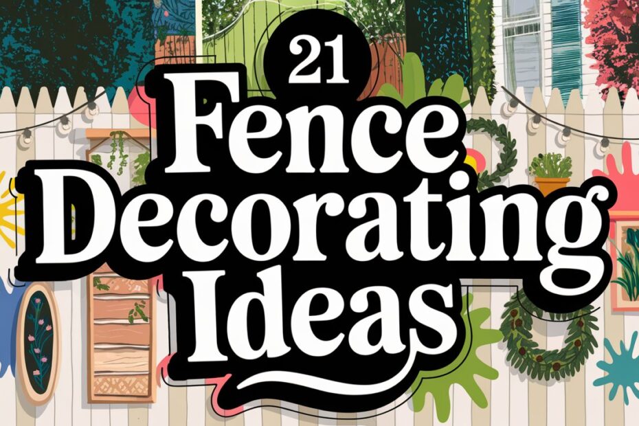 Fence Decorating Ideas