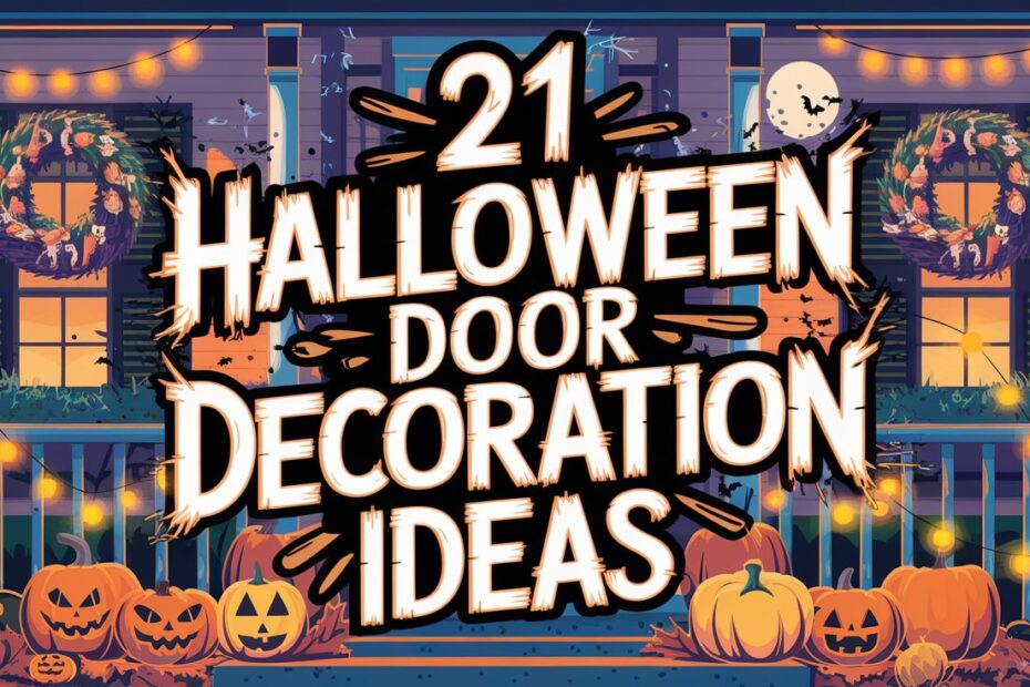 Halloween Door Decoration
