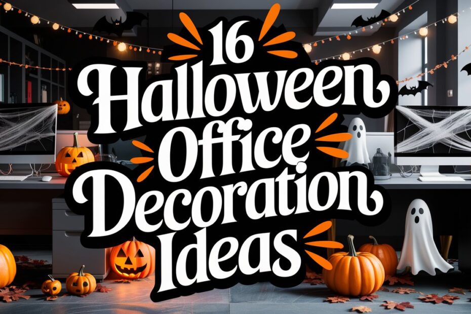 Halloween Office Decorations