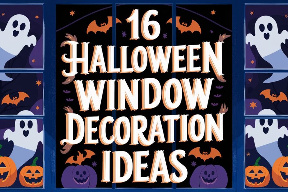 Halloween Window Decorations