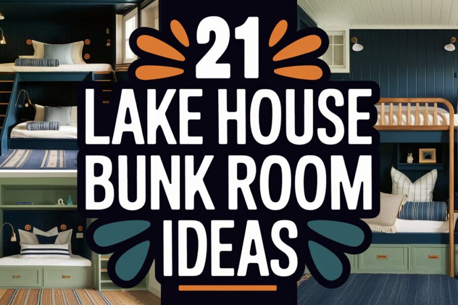 Lake House Bunk Room Ideas
