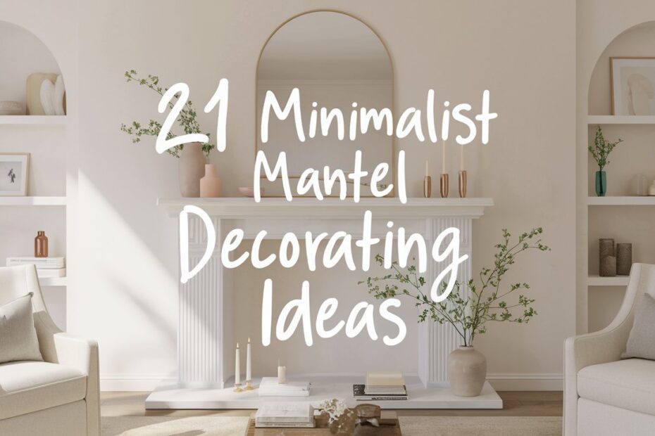 Minimalist Mantel Decorating Ideas