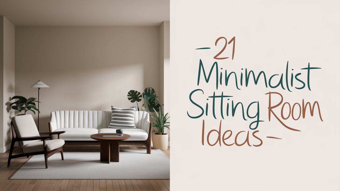 21 Minimalist Sitting Room Ideas That Will Transform Your Space Into a ...