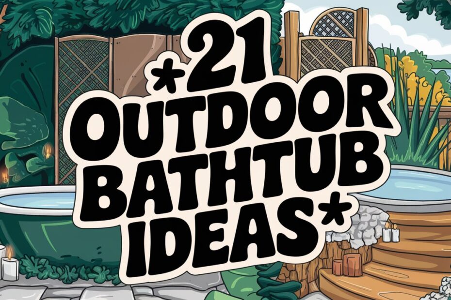 Outdoor Bathtub Ideas