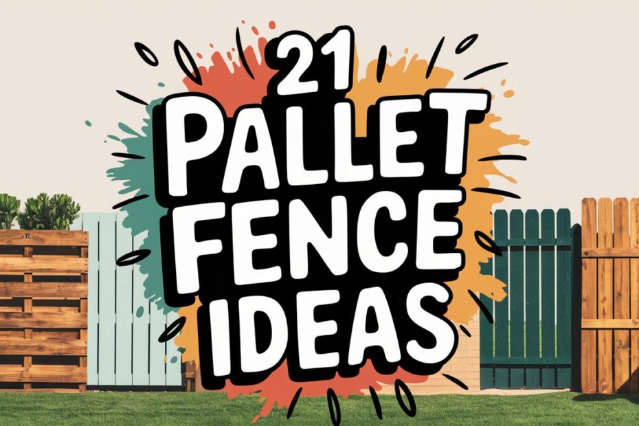 Pallet Fence Ideas