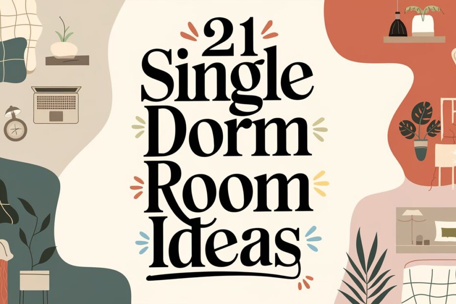 Single Dorm Room Ideas