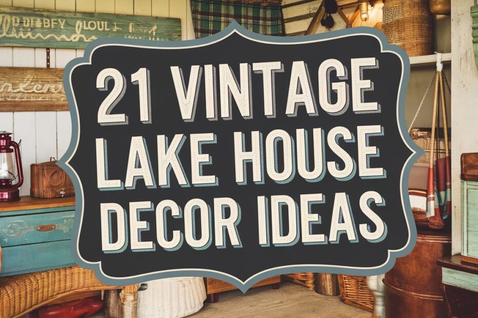 Vintage Lake House Decor Ideas