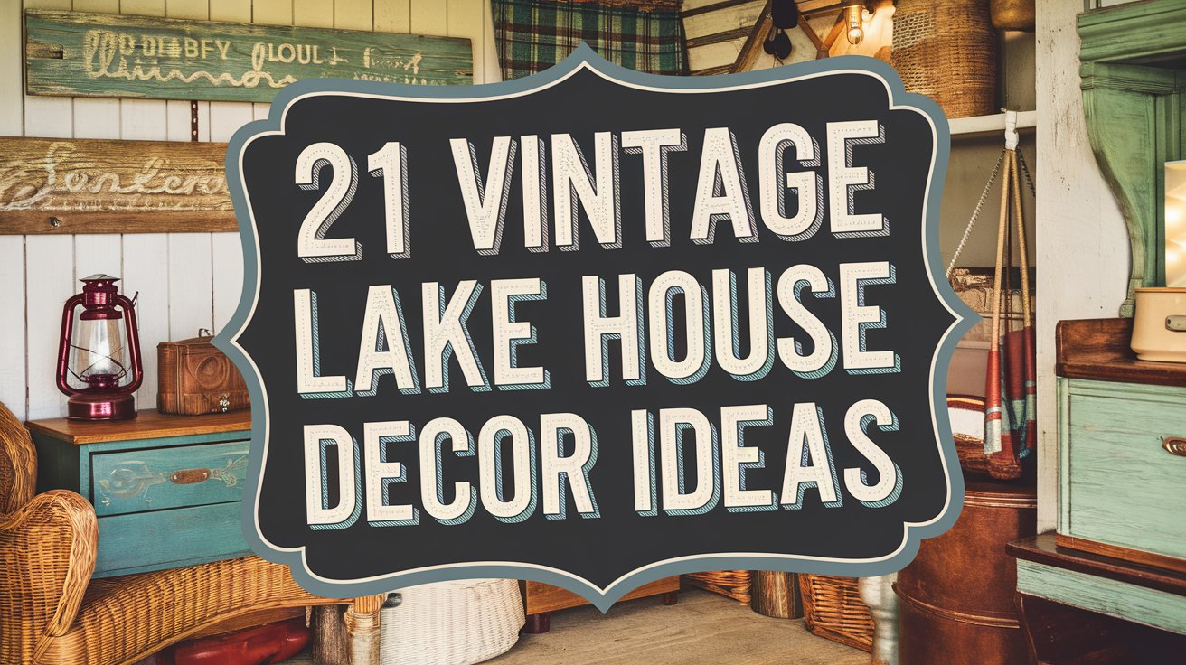 Vintage Lake House Decor Ideas: 21 Timeless Ways to Transform Your ...