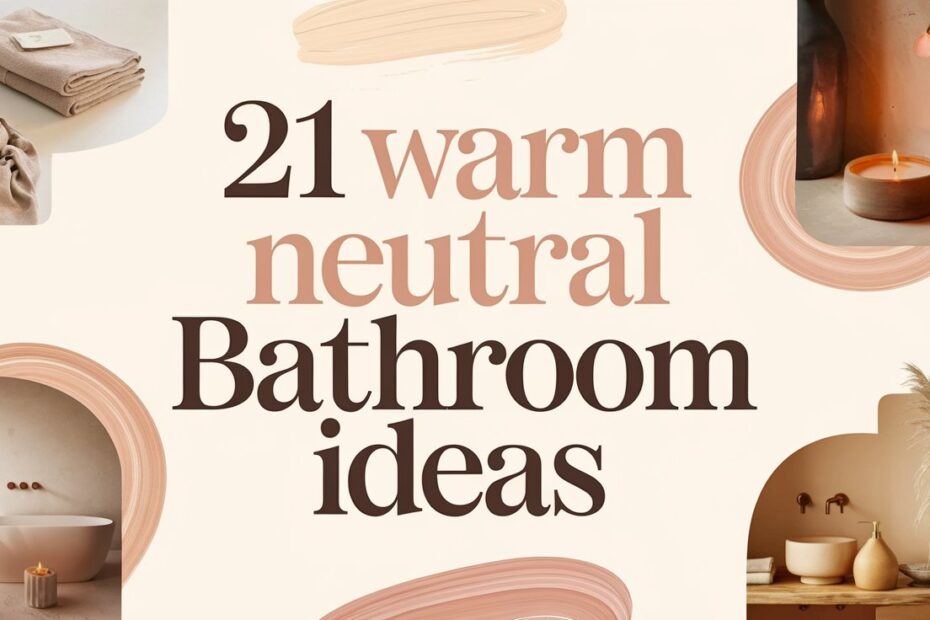 Warm Neutral Bathroom Ideas