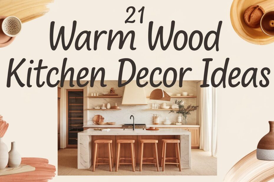 Warm Wood Kitchen Decor Ideas
