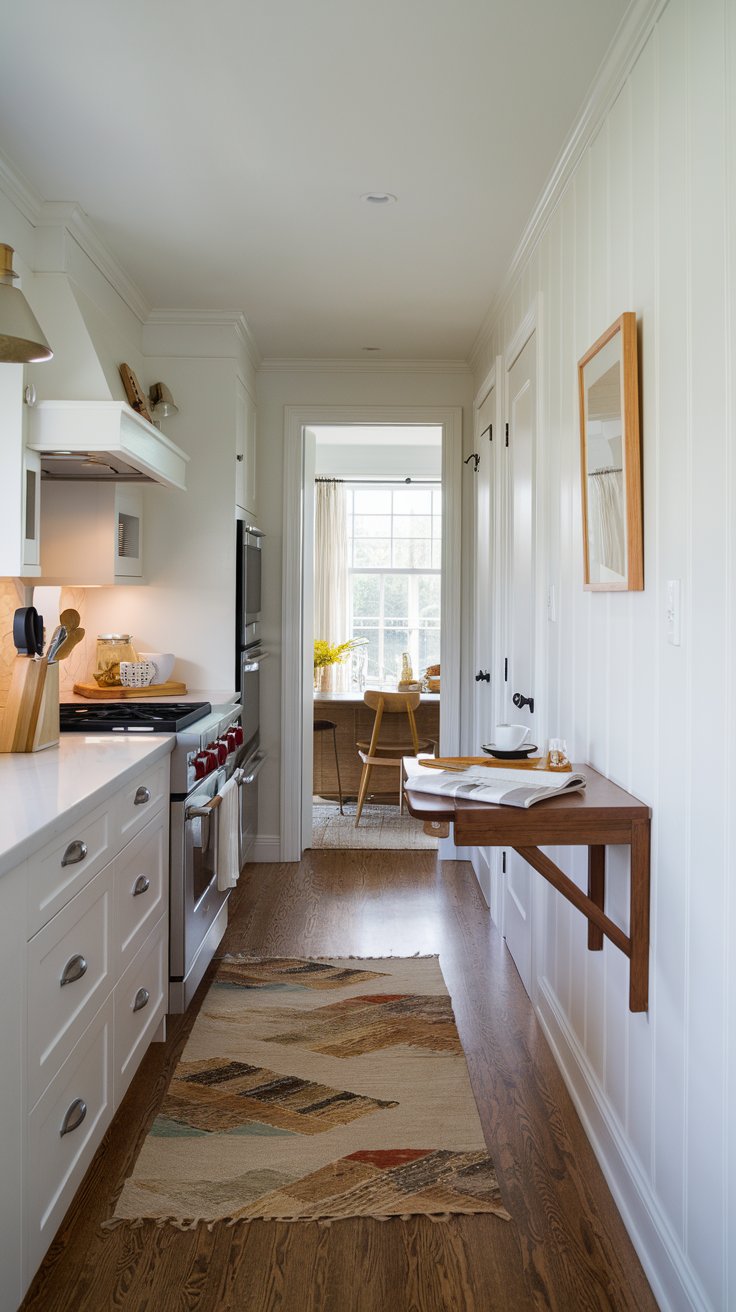 Add a Fold-Down or Pull-Out Table