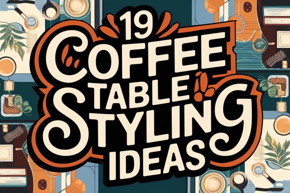 Coffee Table Styling Ideas