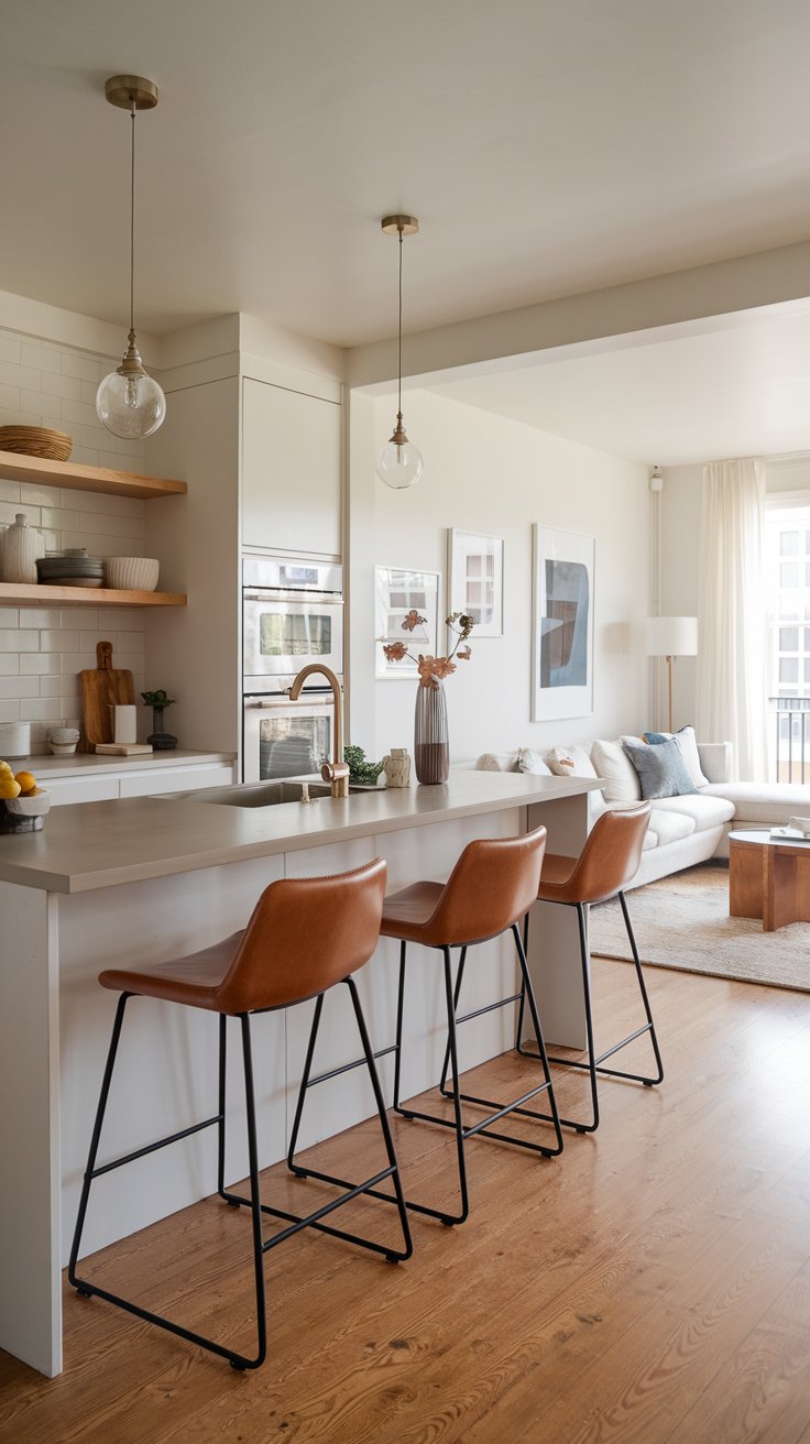 Design a Breakfast Bar at the End