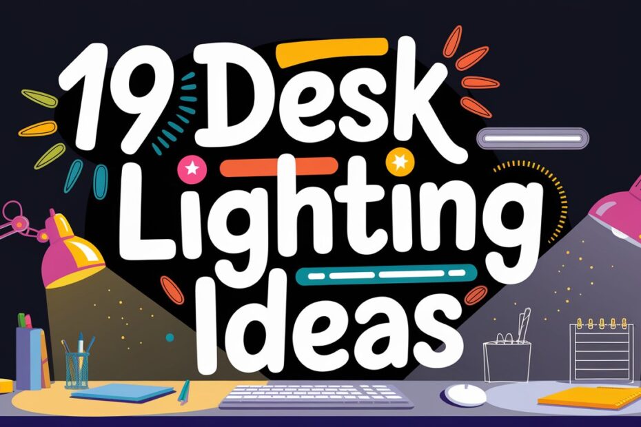 Desk Lighting Ideas