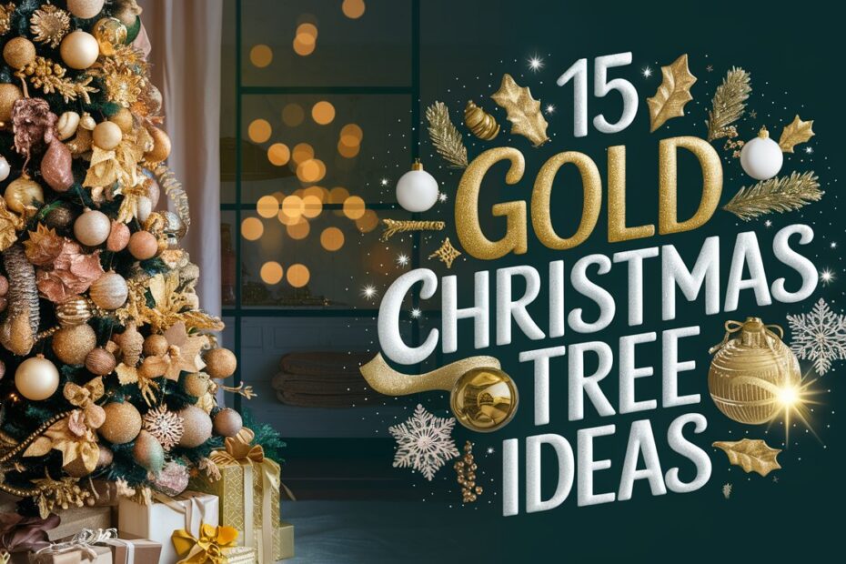Gold Christmas Tree Ideas