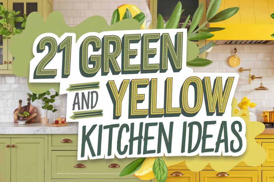 Green and Yellow Kitchen Ideas