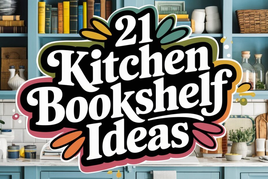 Kitchen Bookshelf Ideas