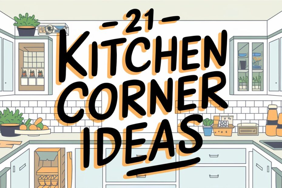 Kitchen Corner Ideas