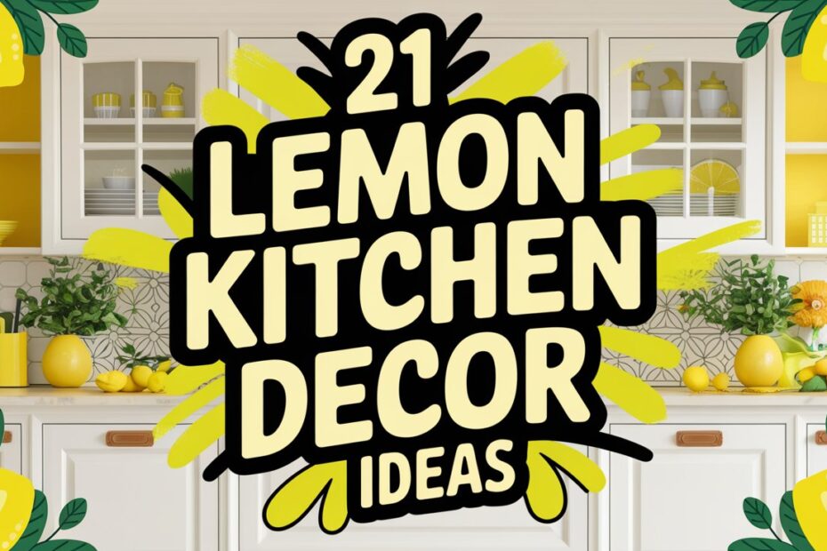 Lemon Kitchen Decor Ideas