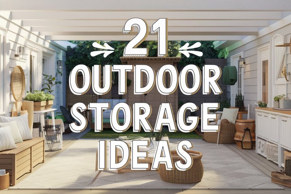 Outdoor Storage Ideas