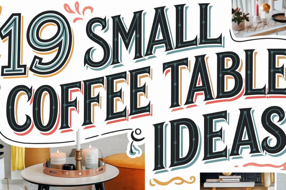 Small Coffee Table Ideas