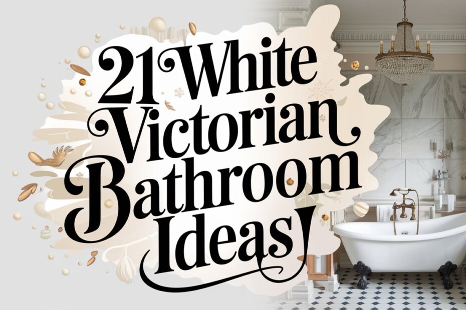 White Victorian Bathroom Ideas