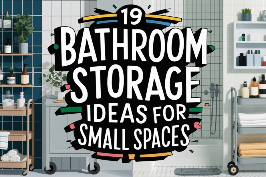 Bathroom Storage Ideas for Small Spaces
