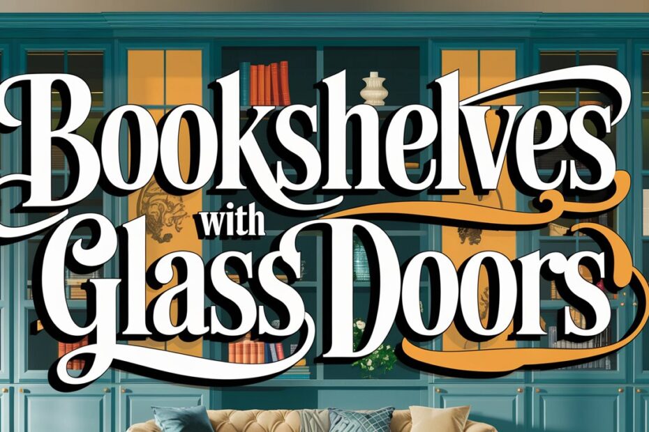Bookshelves with Glass Doors
