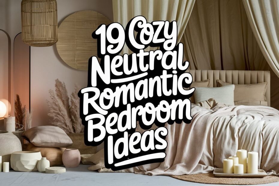 Cozy Neutral Romantic Bedroom Ideas