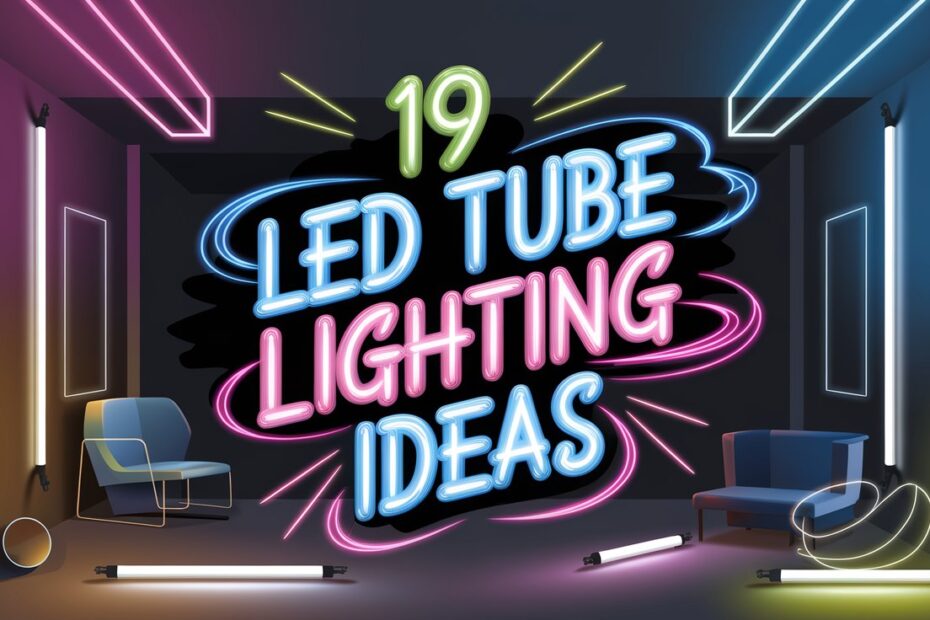 LED Tube Lighting Ideas