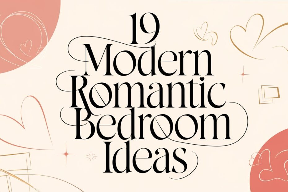 Modern Romantic Bedroom Ideas