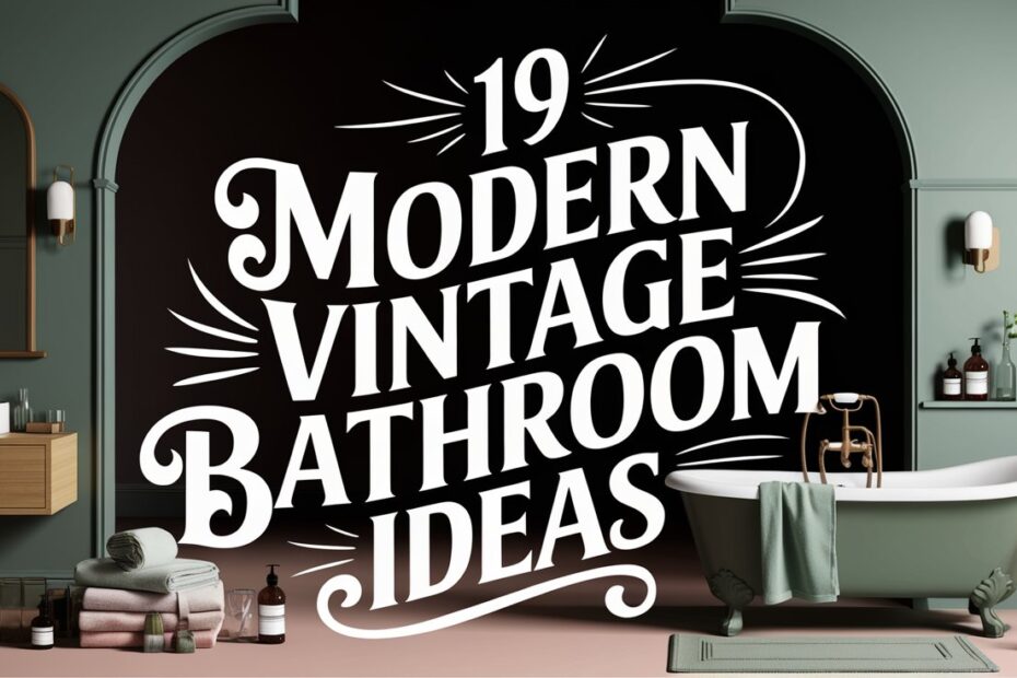 Modern Vintage Bathroom Ideas